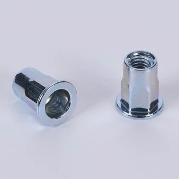 Flat kunkolo tilancɛ hex farikolo nɛgɛ rivet nuts .